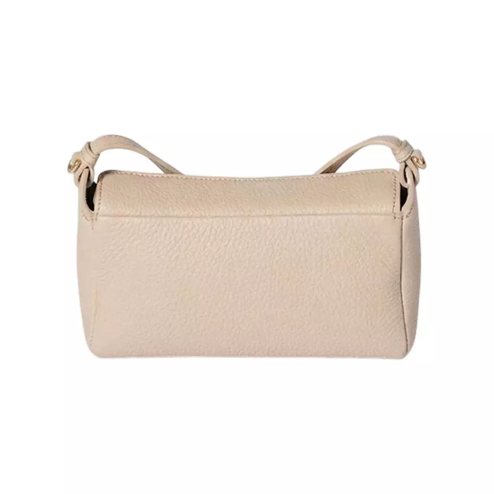 Leather Pouch Travertine/Periwinkle