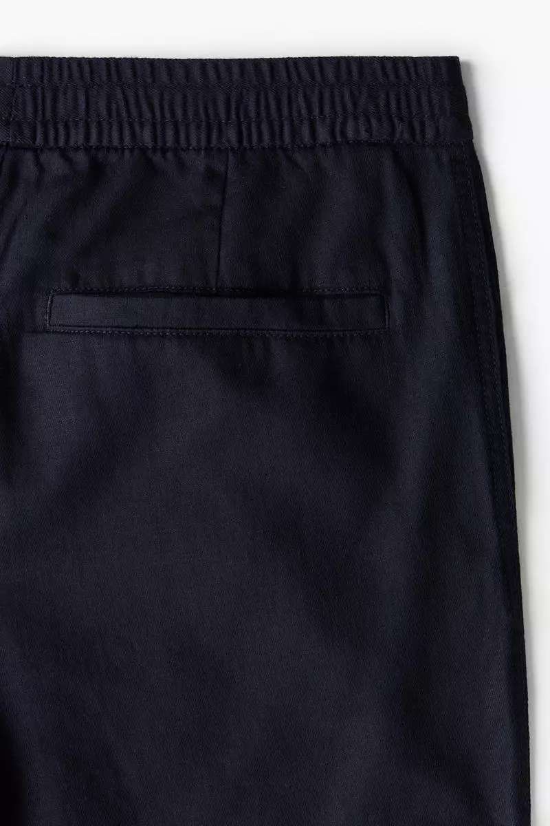 Relaxed Fit Linen-blend shorts