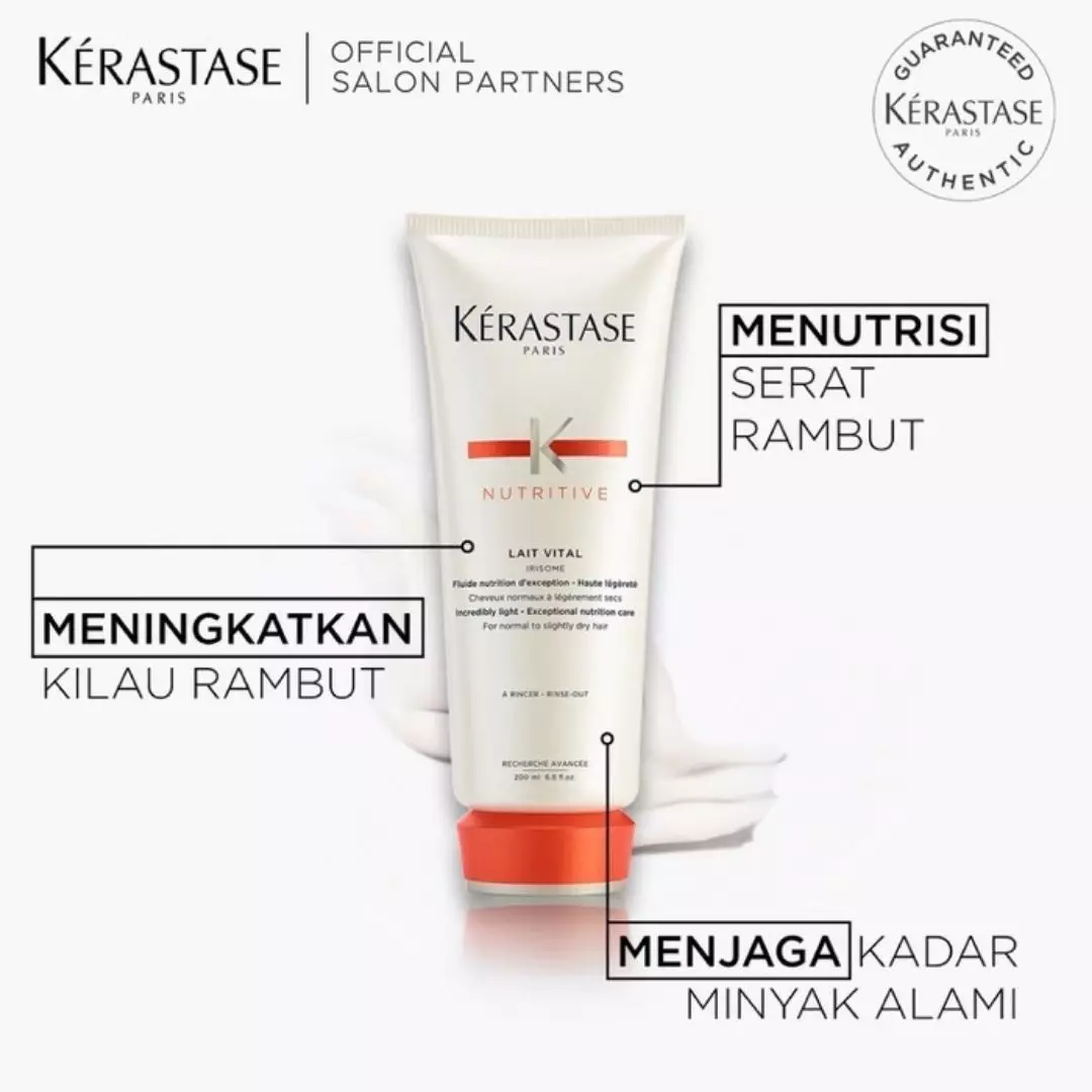 Jual Kerastase Kerastase Lait Vital 200ml Kondisioner Rambut Kering