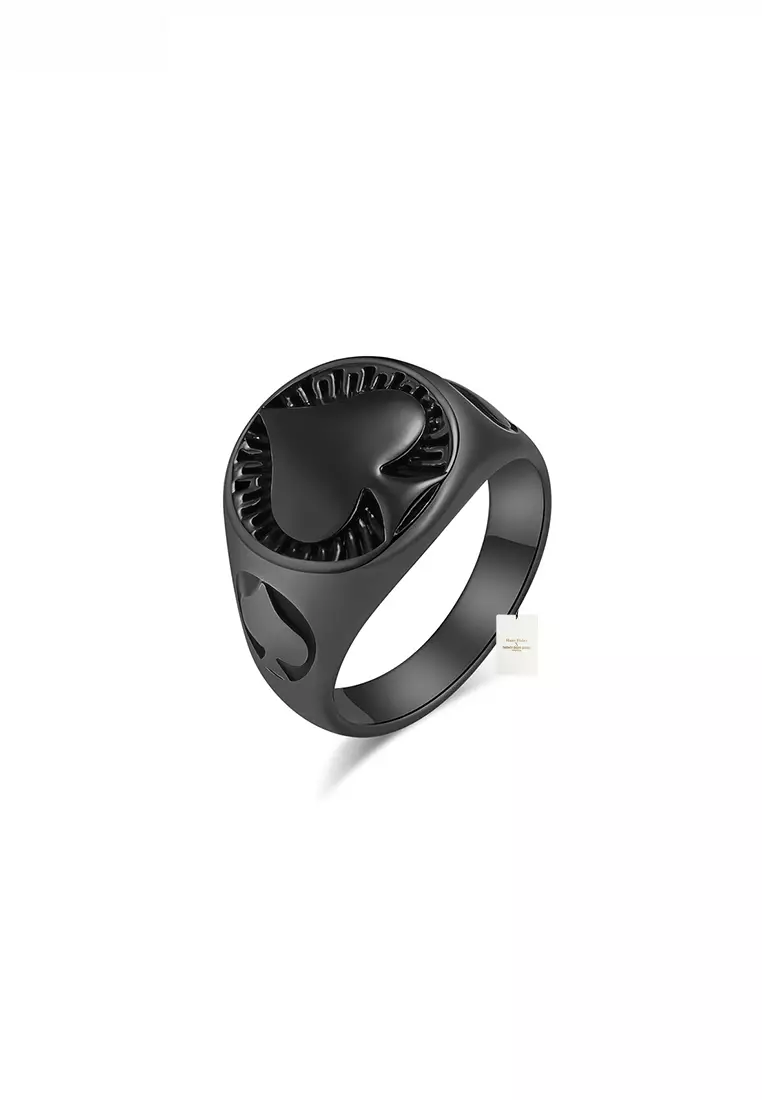 Mens ace of sale spades ring