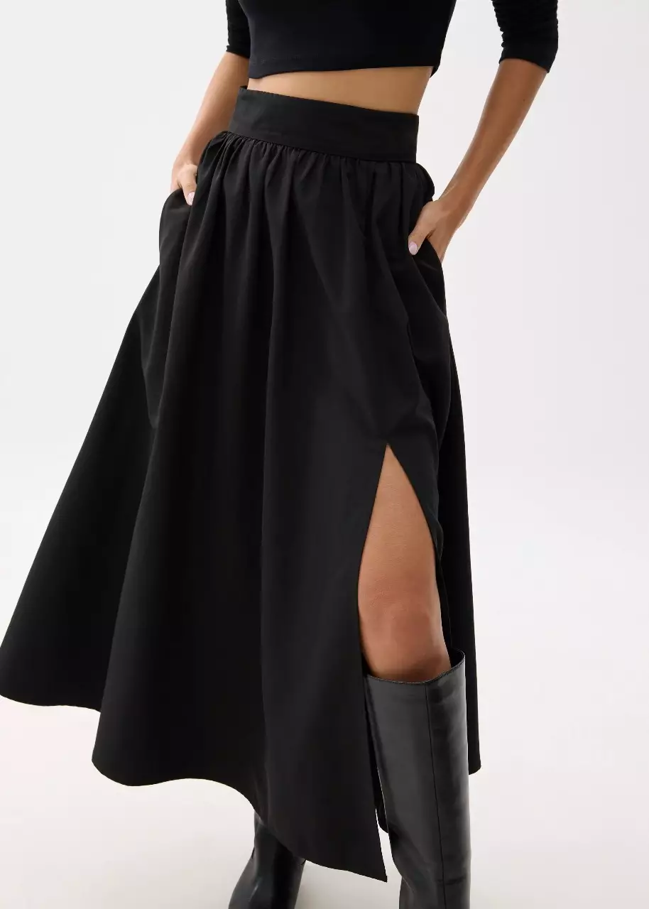 Rok Wanita - Zoe Flare Maxi Skirt