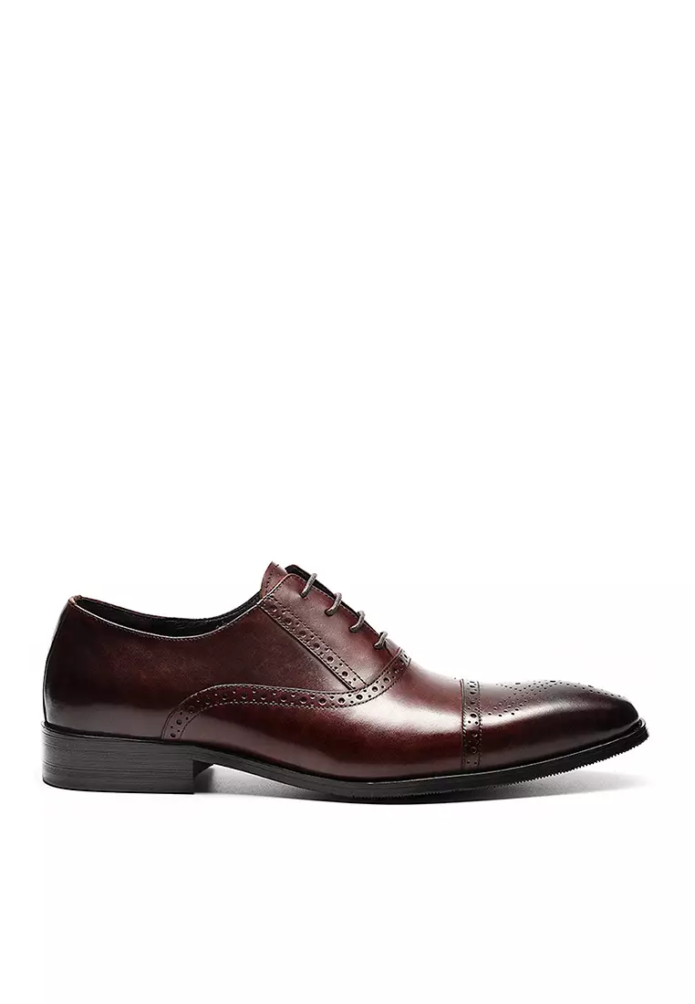 Discount on Twenty Eight Shoes  shoes - SKU: VANSA Brogue Top Layer Cowhide Oxford Shoes VSM-F51801