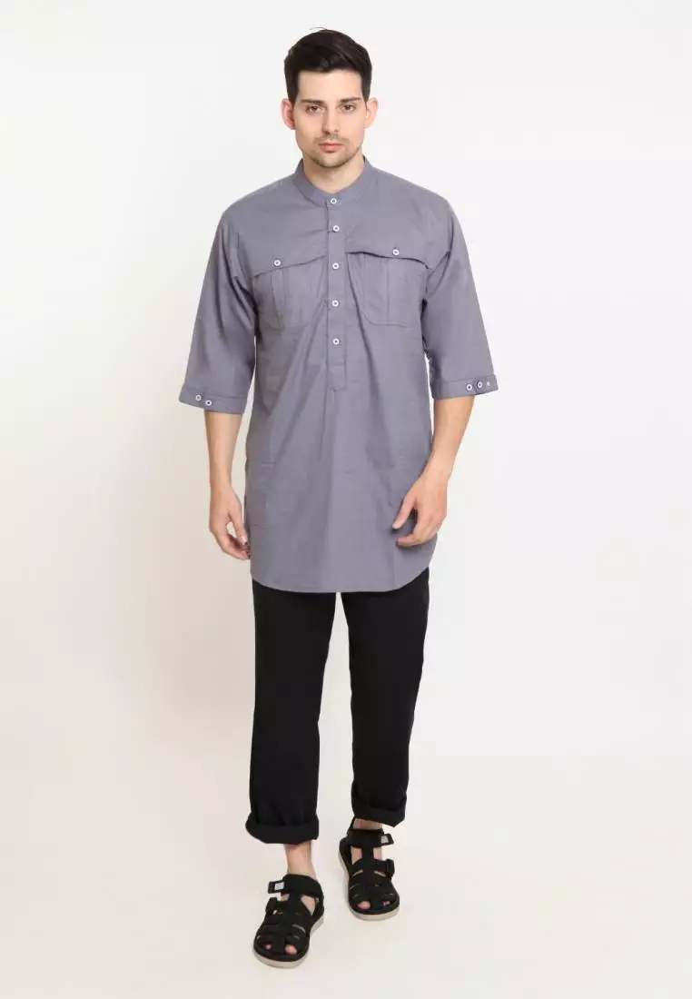 Baju Koko Pria Muslim Zayidan Jabri - Abu