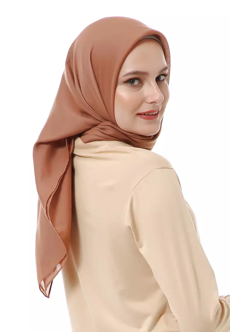 Vierra Jilbab Segiempat Paris Polos Premium Best Style - Coksutua