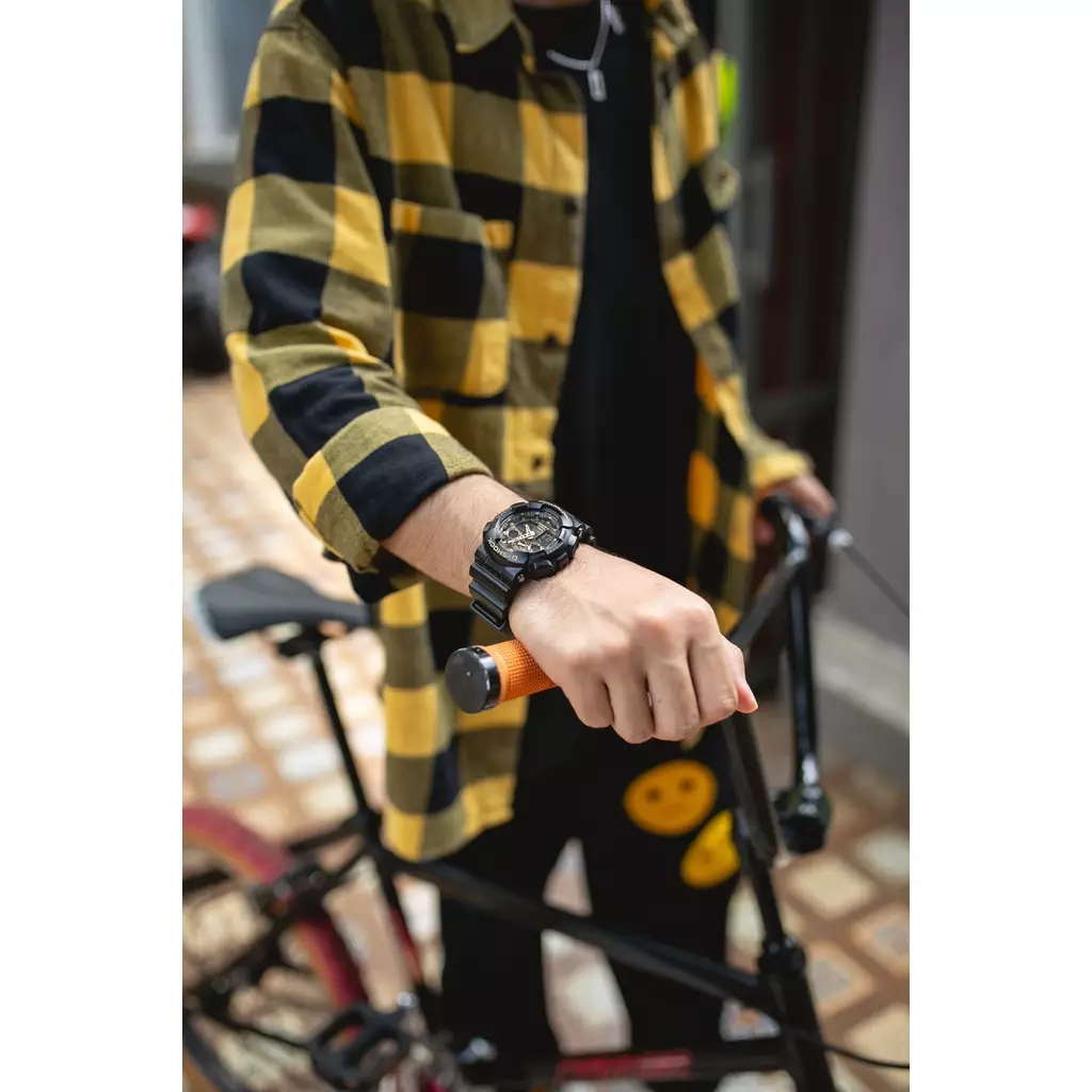 Casio G-Shock Camouflage Original Jam Tangan Pria GA-100CF-1A9DR Waterproof