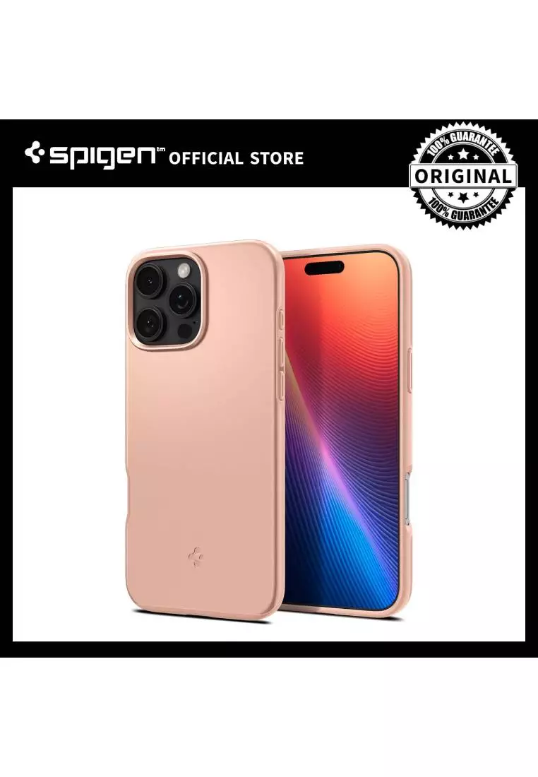 Buy Spigen Spigen iPhone 16 Pro Max Case Thin Fit MagFit Rose Titanium 2025 Online ZALORA