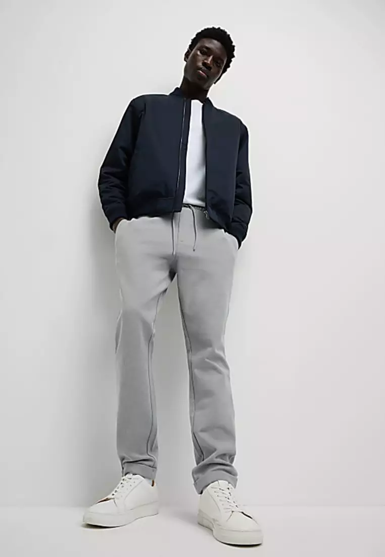 Smart Tapered Joggers with Stretch