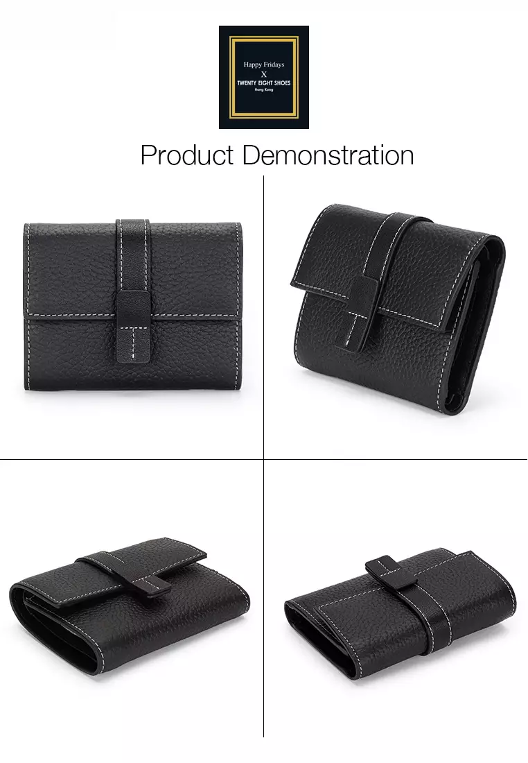 Full Grain Leather Trifold Wallet JW YT-6988