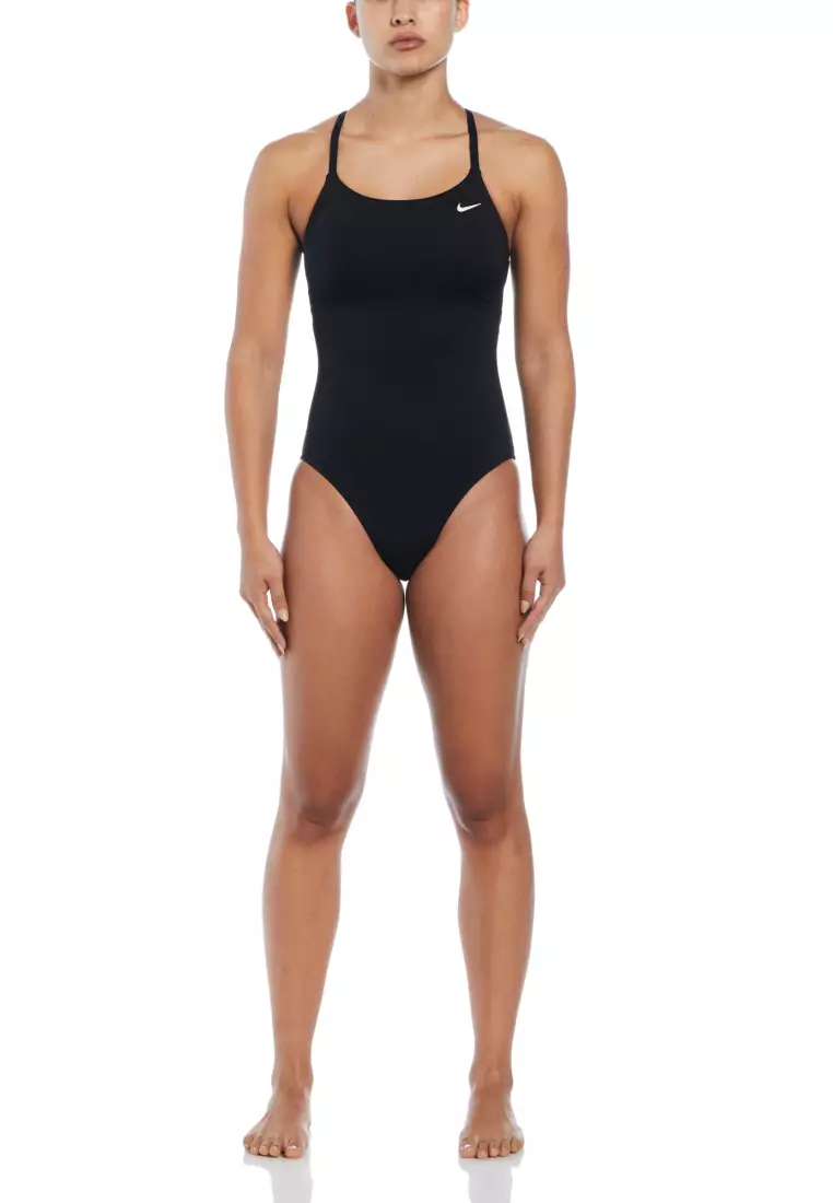 Lace Up Tie Back One Piece