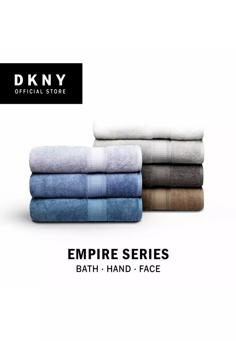 Buy DKNY DKNY Empire Majorca Blue Bath Towel 2024 Online ZALORA Singapore
