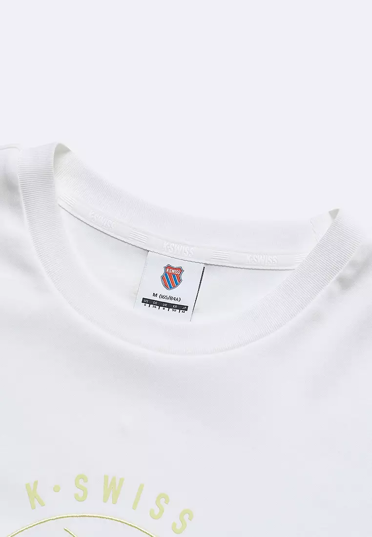 WOMEN'S K-SWISS CALIFORNIA LOGO LOOSE FIT COTTON T-SHIRT