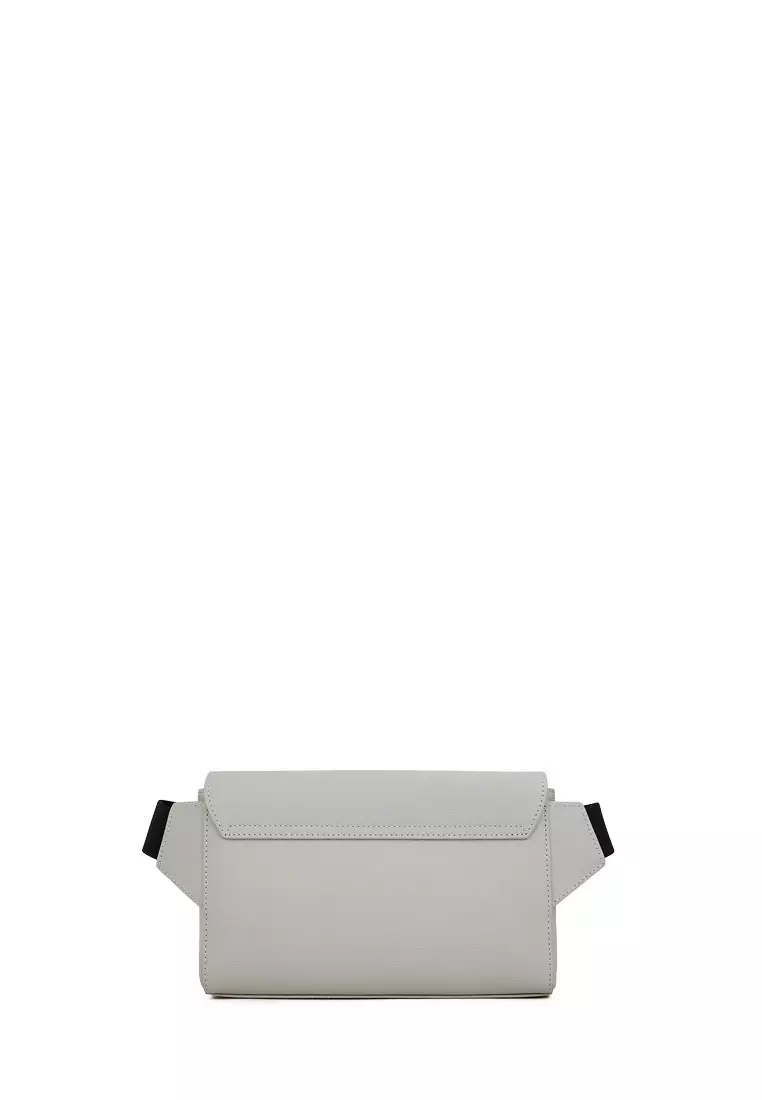 Slate Medium Waist Pouch In Sustained Grey