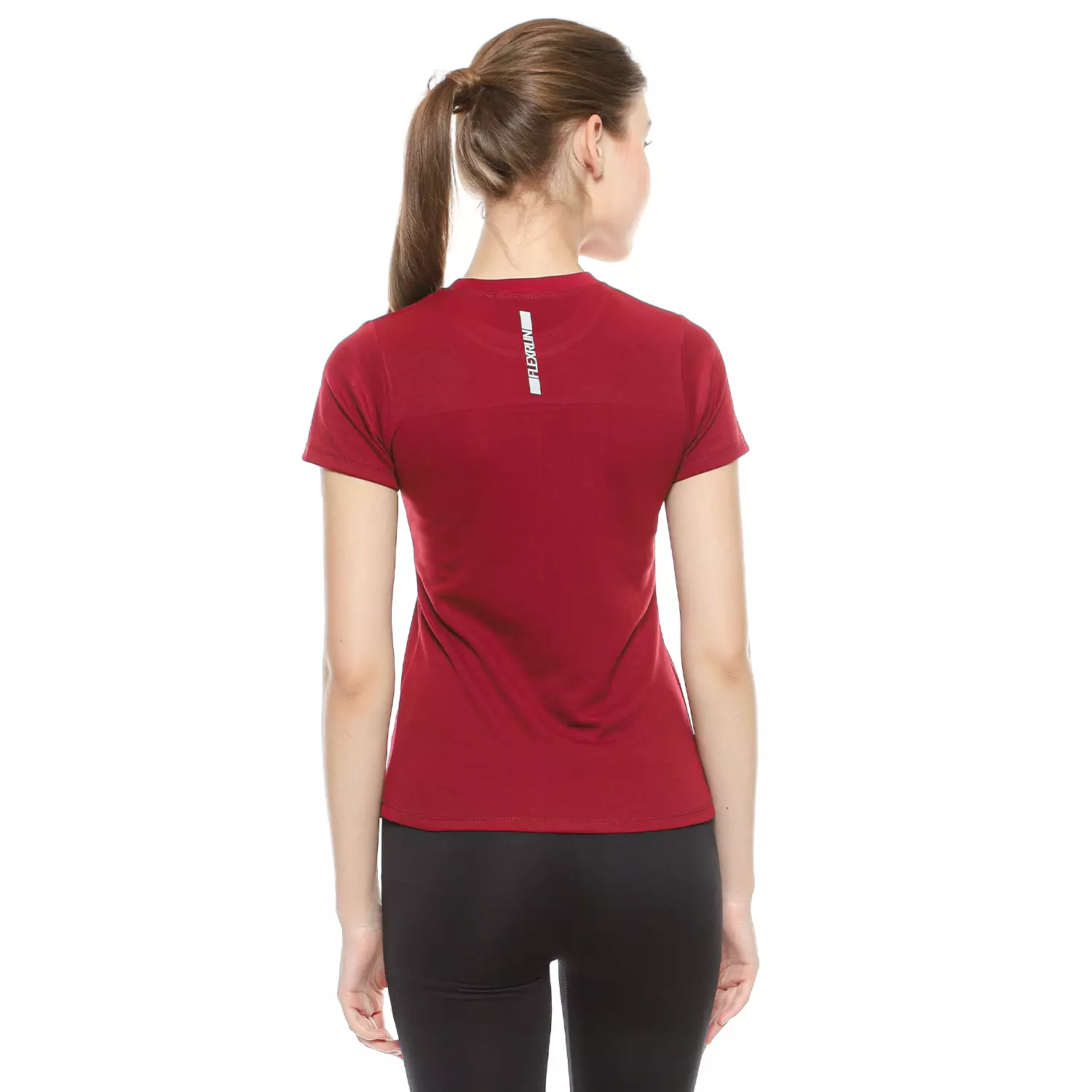 Running Tee Woman Essential series Maroon