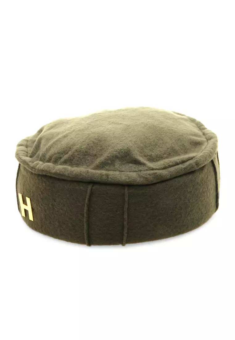 Kai Topi Peci Polos Pria Simple Design Material Plece ORIGINAL - Army