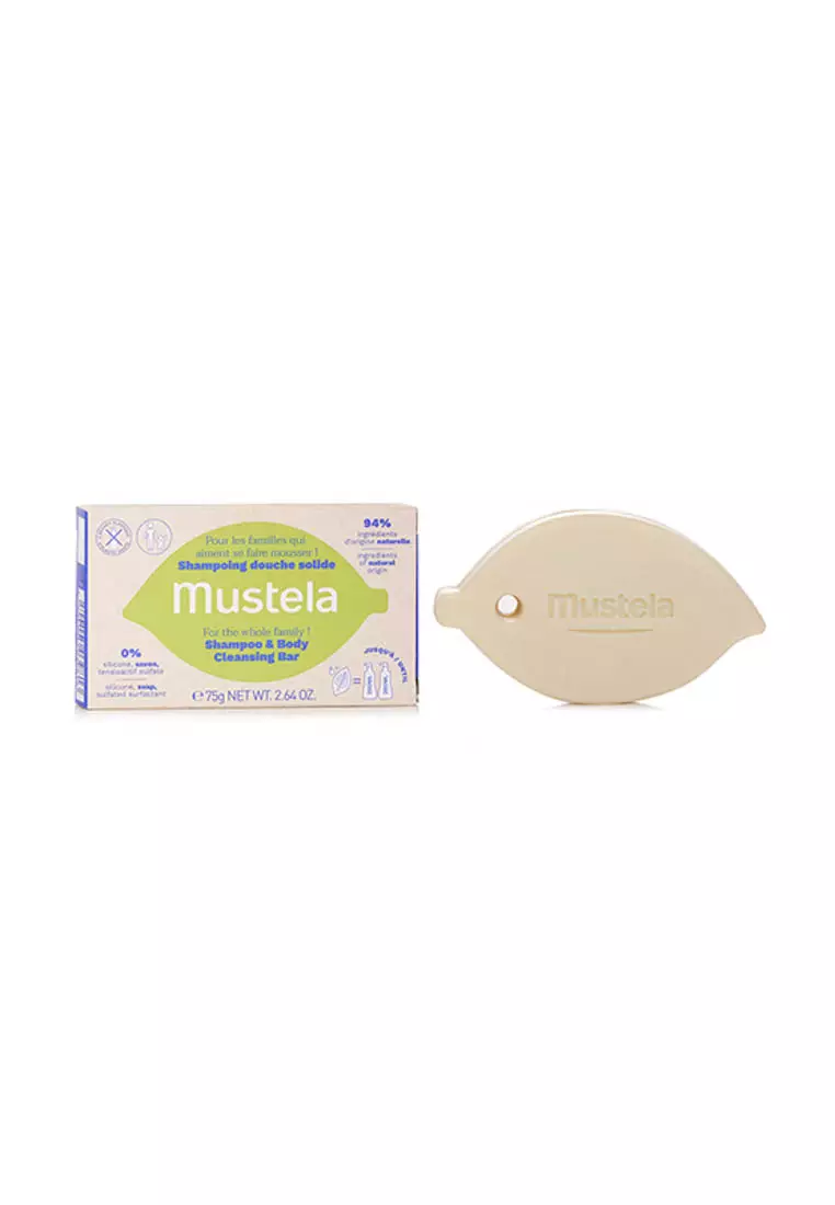 MUSTELA - 嬰兒溫和潔膚洗髮皂 75g