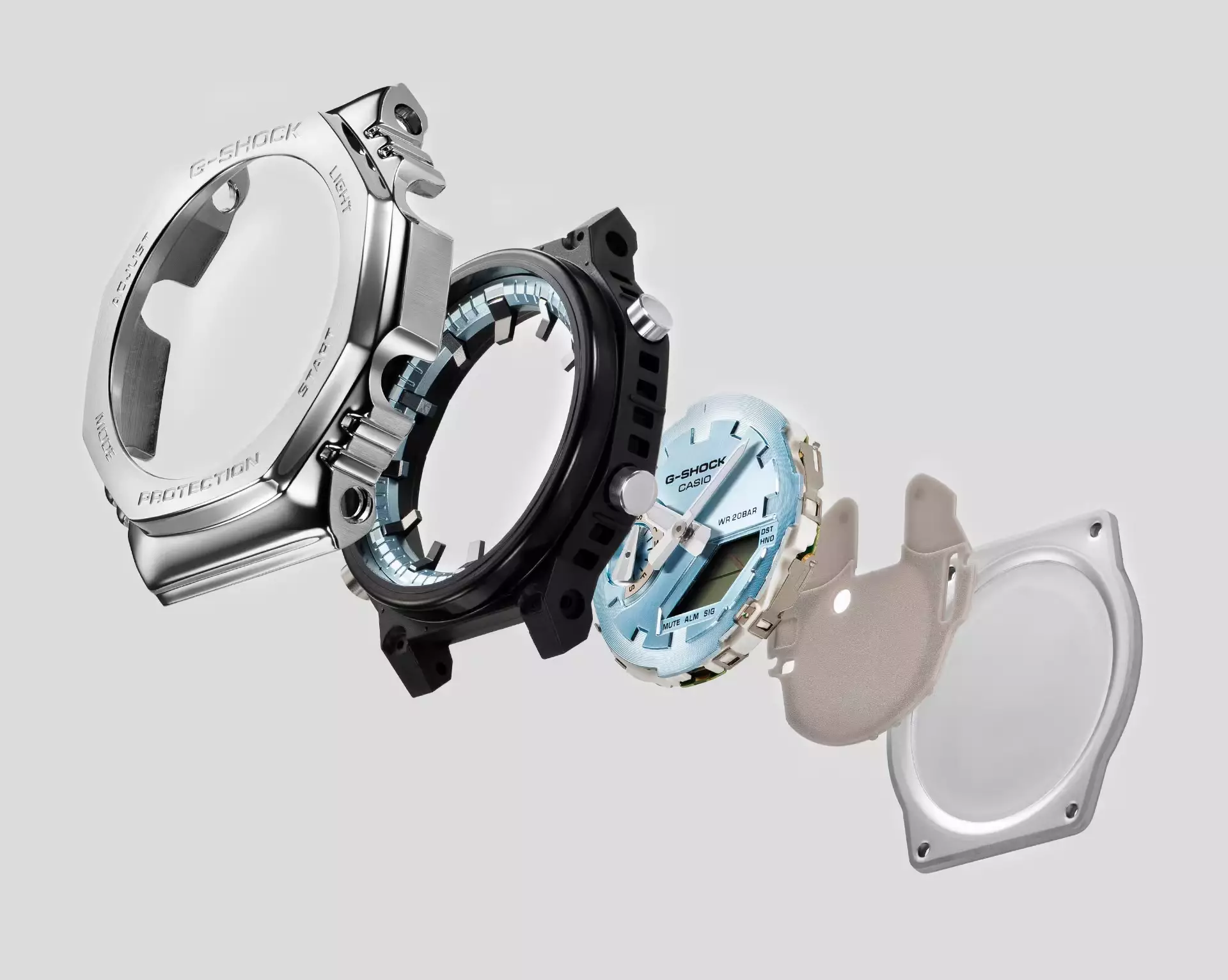 Casio G-SHOCK Jam Tangan Pria dengan format Analog Digital GM-2110D-3A1DR