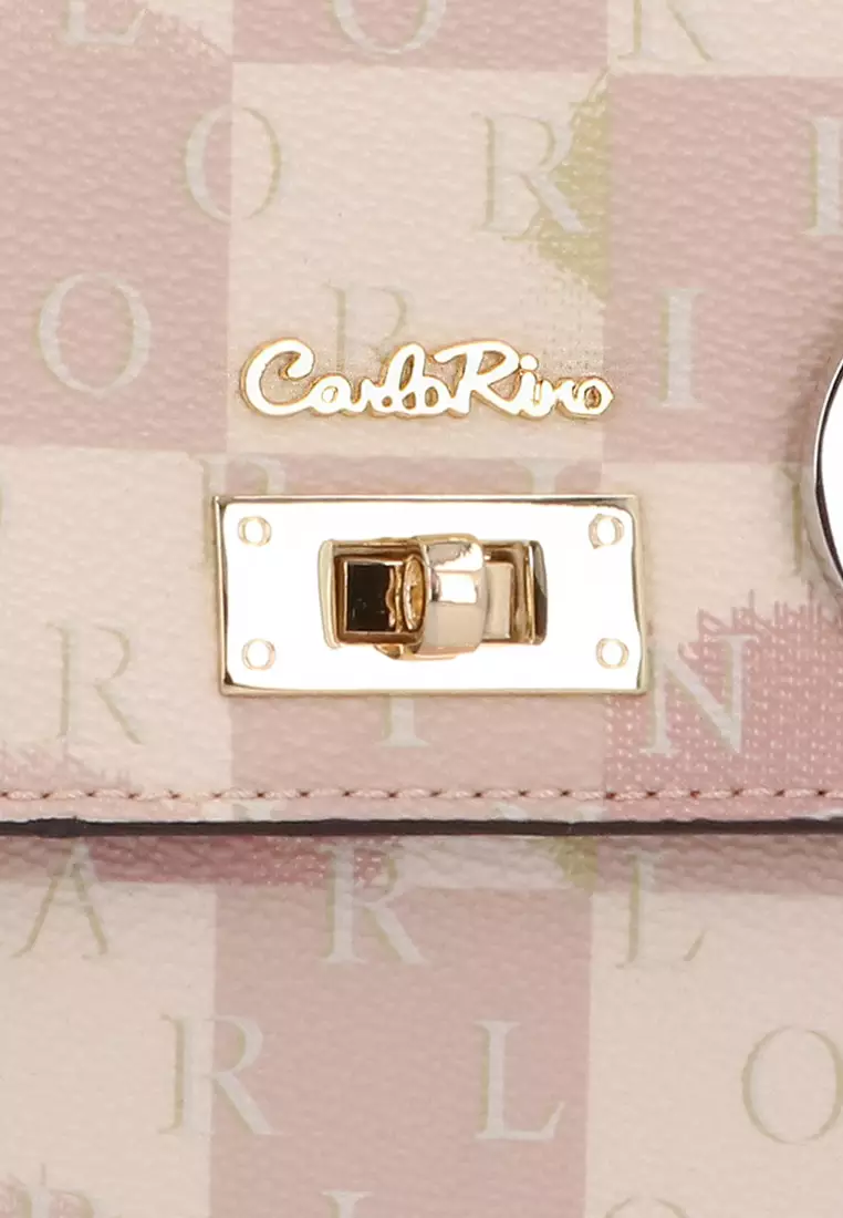 Buy Carlo Rino Dark Beige The Camo Top-Handle Bag 2026 Online | ZALORA
