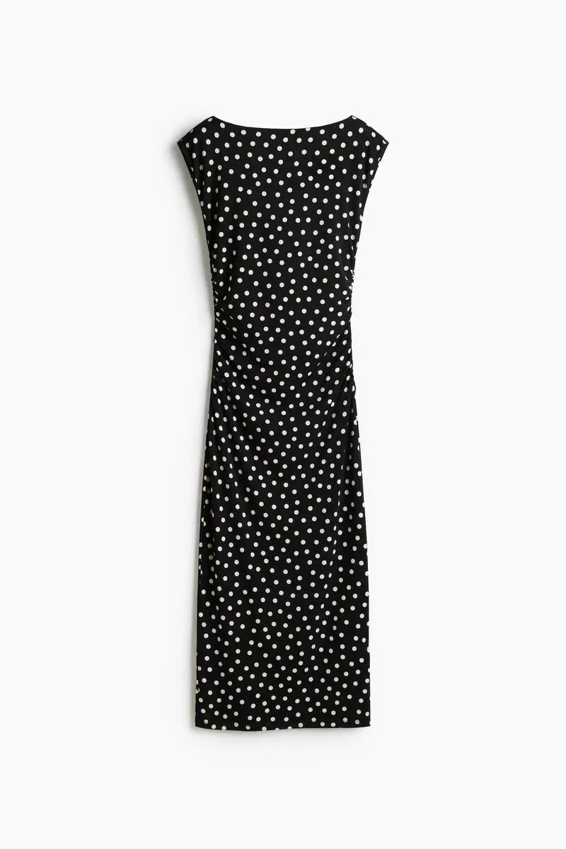 Cap-sleeved dress