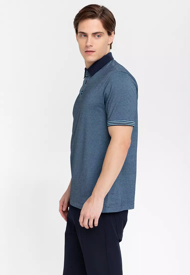End on end 3 Button Polo Shirt