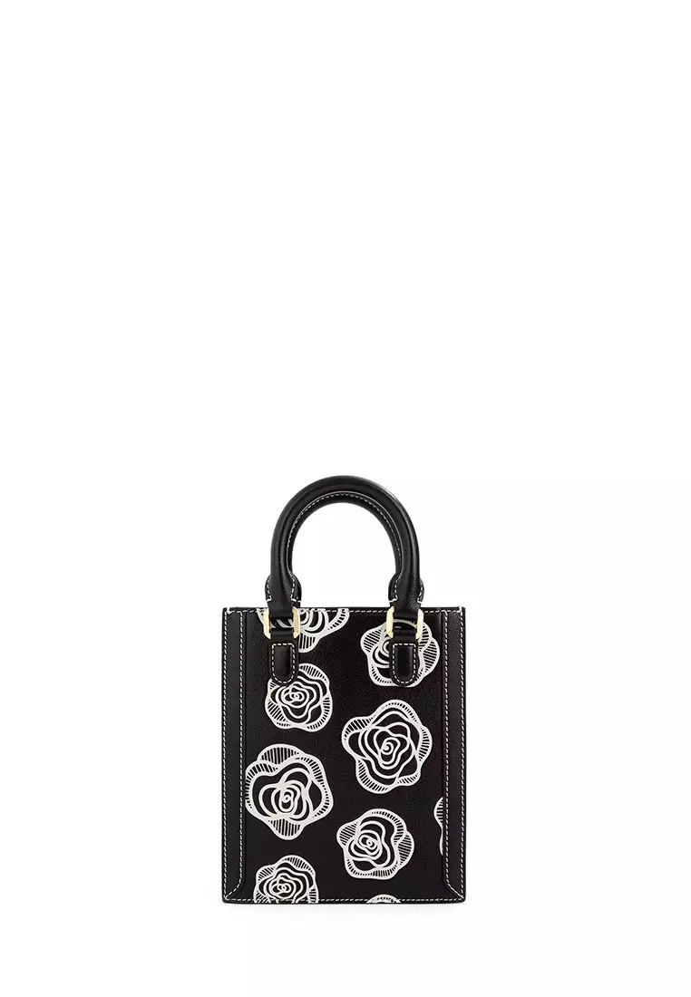 Black Delia Crossbody Bag
