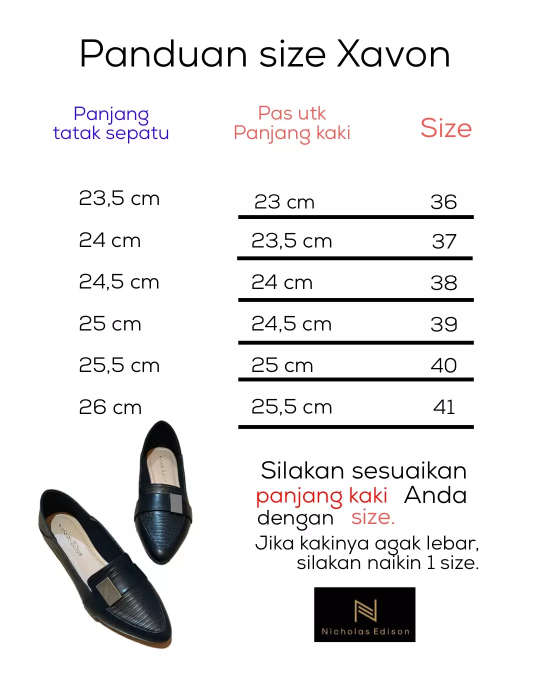 Nicholas Edison Flat Xavon Black