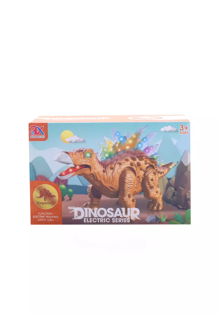 Mainan Dinosaurus Electric Series Egg Headdrogon 898A Type F Stegosaurus