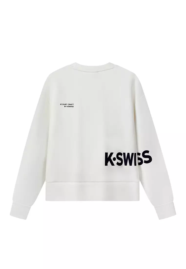 女裝 K-SWISS LOGO 短版衛衣
