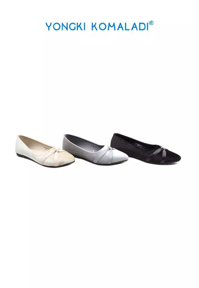 [ ORIGINAL ] YONGKI KOMALADI FLATSHOES OL-W8128-23 GOLD