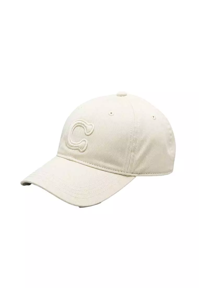 Buy COACH Coach Signature Patch Baseball Hat Chalk XS/S  display picture 2