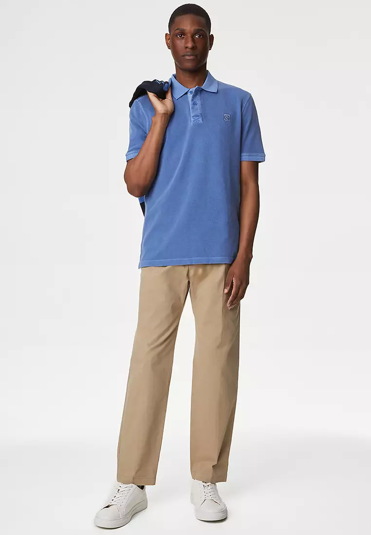 Pure Cotton Polo Shirt