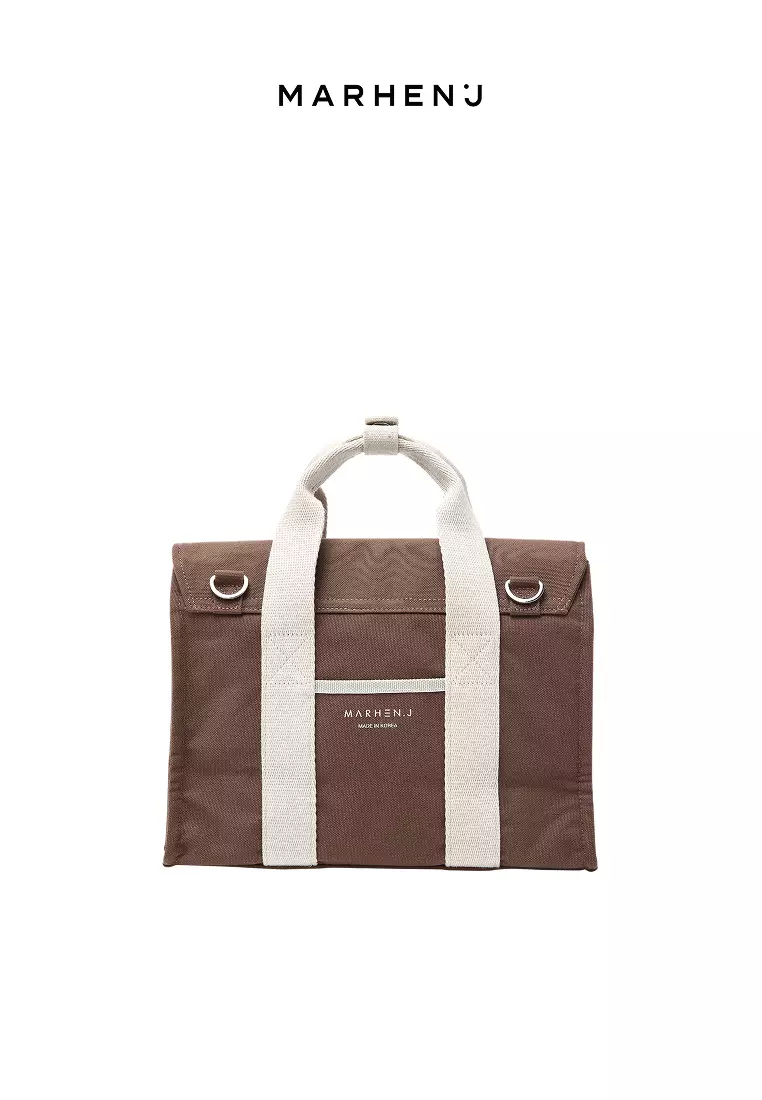 ROY MINI Canvas Crossbody Bag Sand Beige