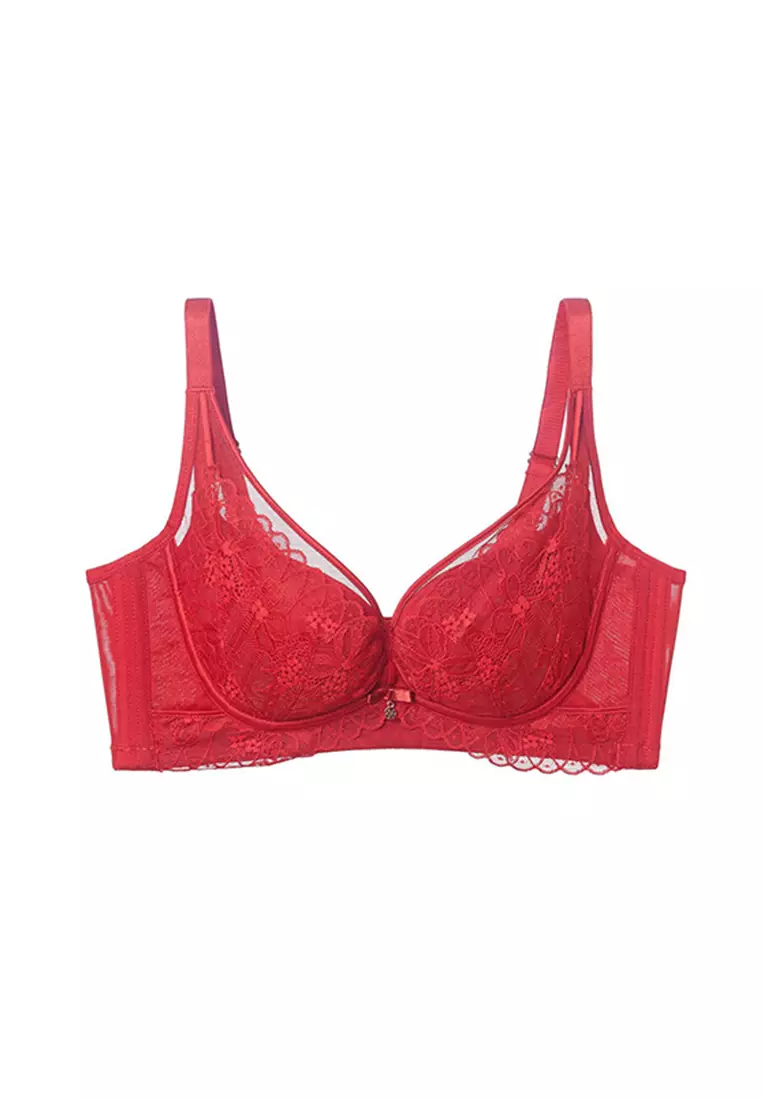 Buy LYCKA MMB1089- Lady Bra and Brief Set-Red 2025 Online | ZALORA