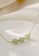 ZITIQUE gold Women's Jade Beads Necklace - Gold 20630ACD6BC4D7GS_3