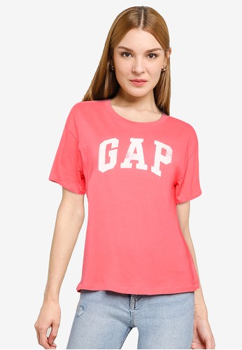 GAP orange Logo Easy Heavyweight T-Shirt 2D86BAA3FA0259GS_1