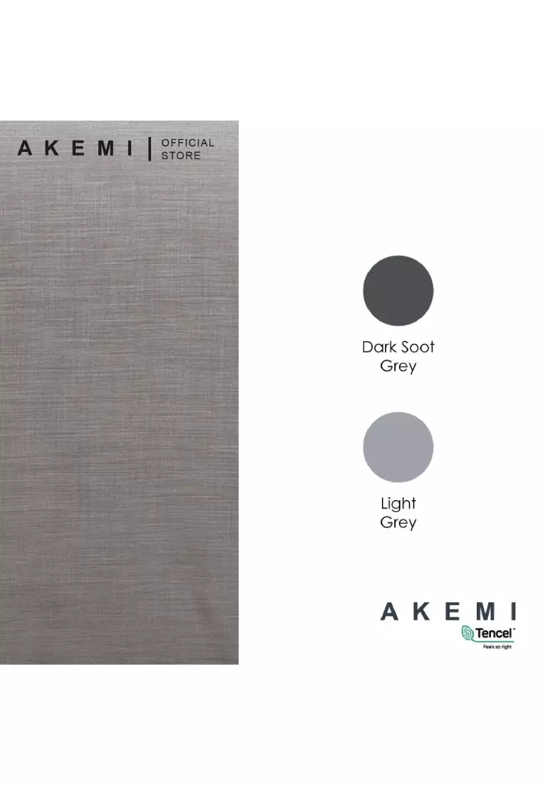 Buy AKEMI AKEMI TENCEL™ Charcoal Concord Light Grey Quilt Cover Set