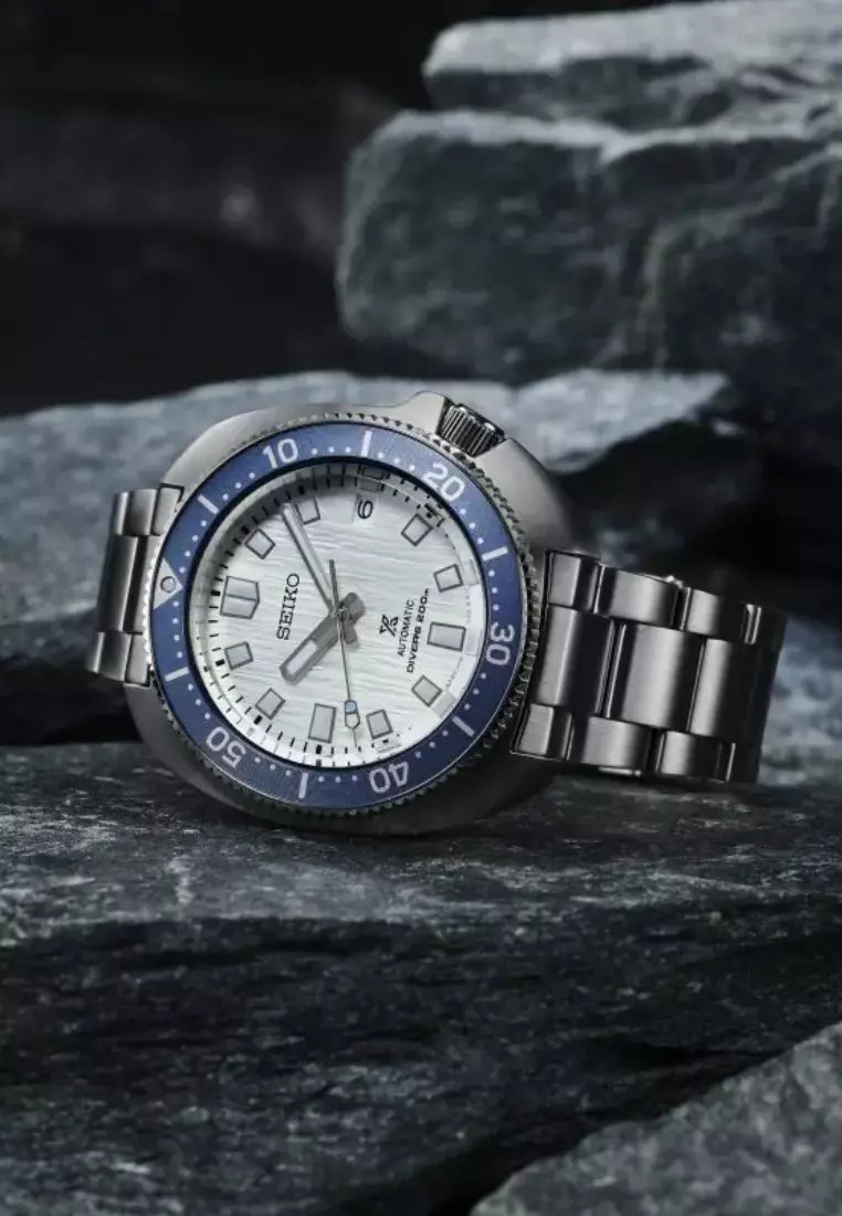 精工 Prospex 冰河「拯救海洋」1970 重新詮釋特別版腕錶 SPB301J1