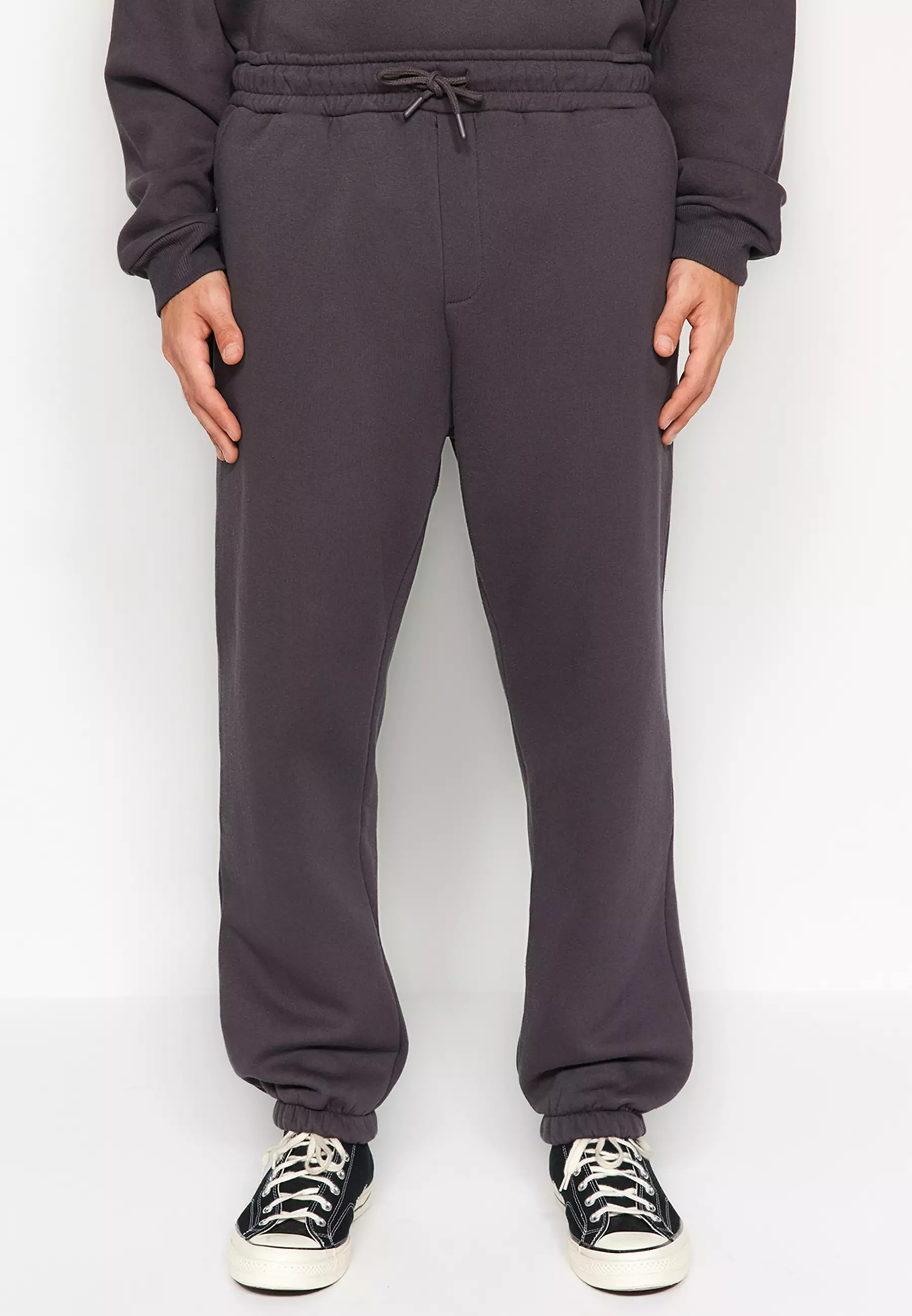 Oversized Embroidery Tracksuit Set