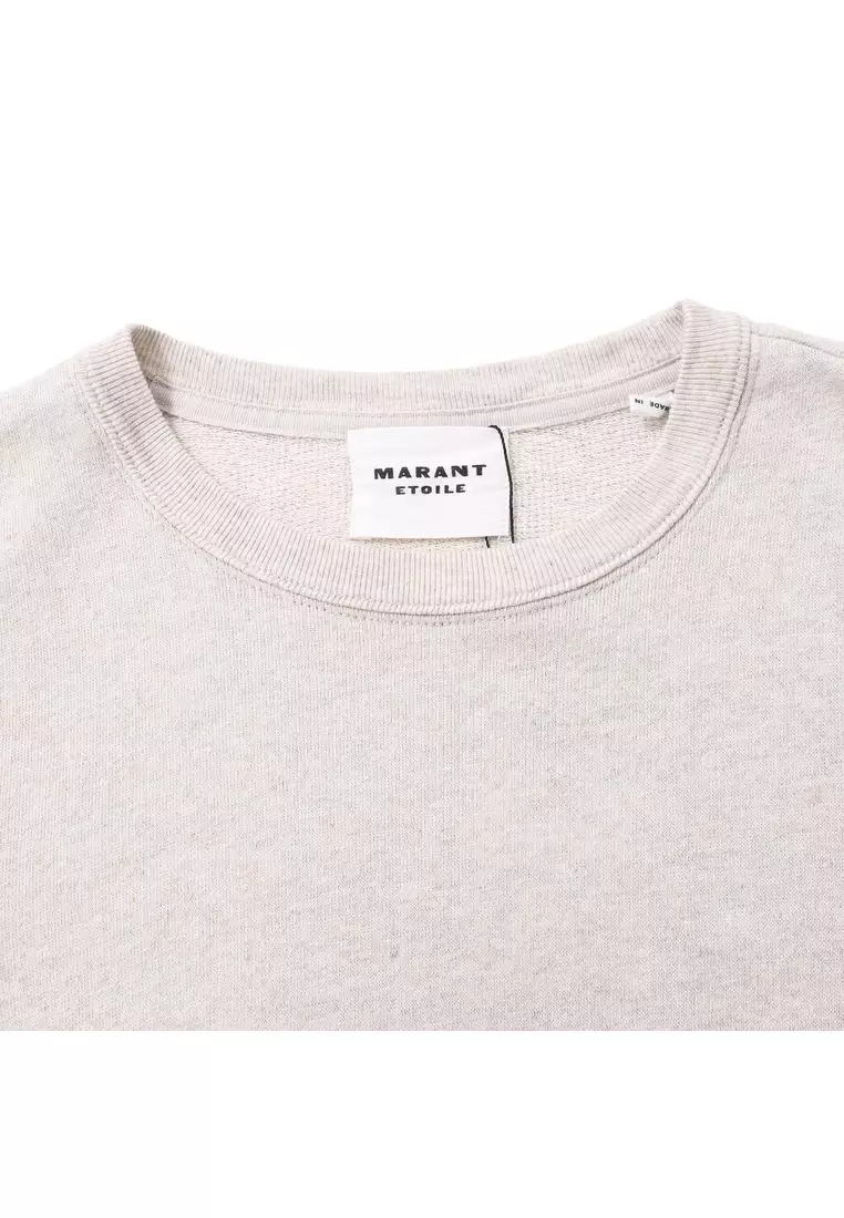 Pre-Loved Isabel Marant Étoile Michaela Jersey Mini Dress In White Viscose