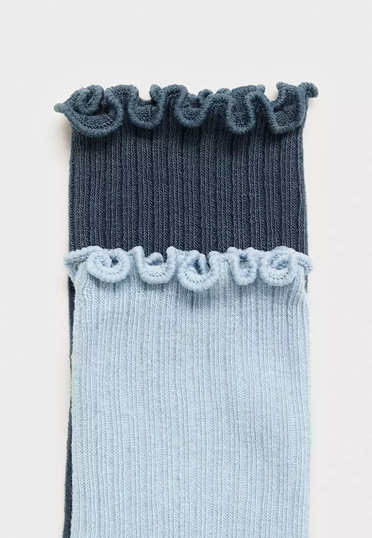 2-Pack Ribbed Socks