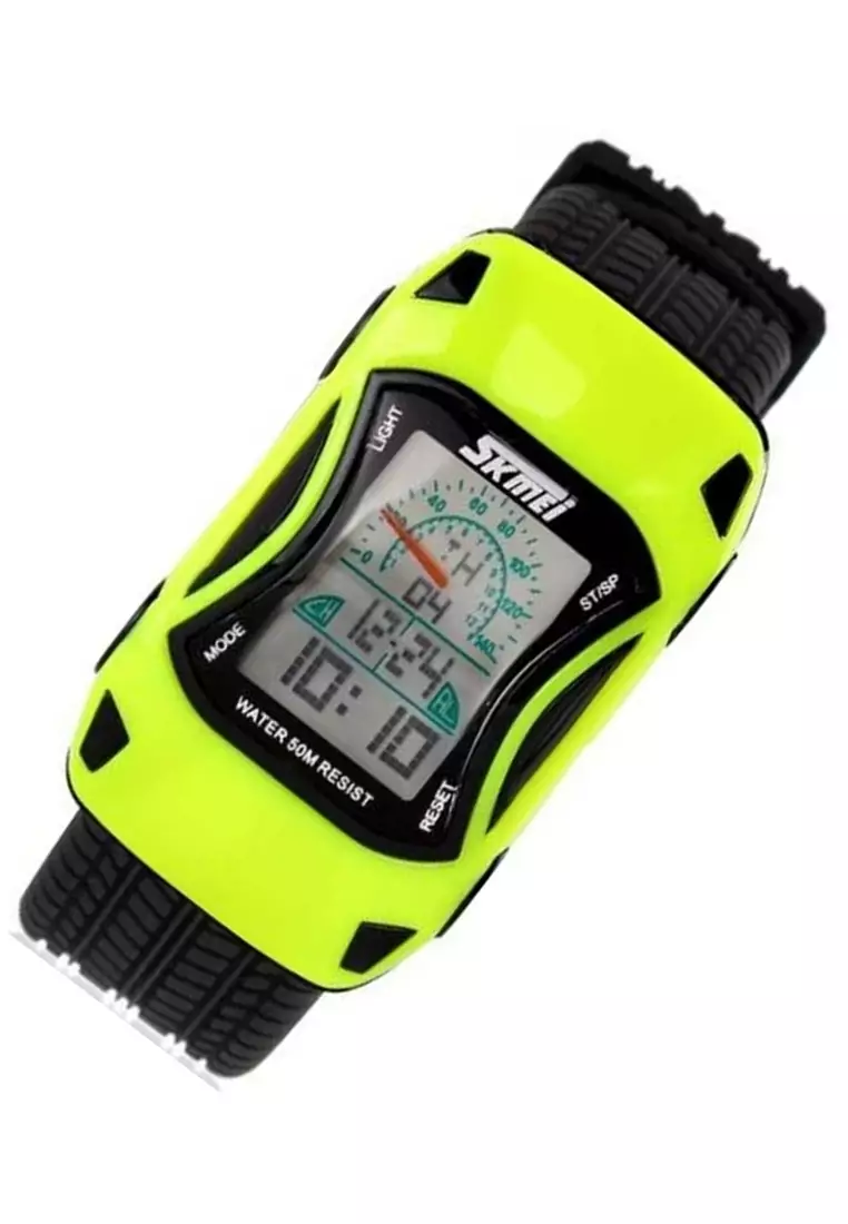 Jam Tangan Casual Anak LED Waterproof Strap Tali Material PU Leather CC67 ORIGINAL