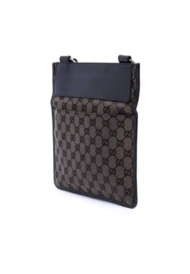 Pre-Loved Gucci Gg Canvas Crossbody