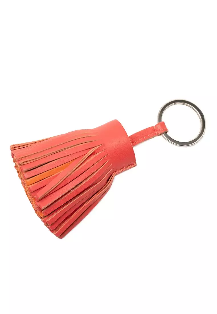 Pre-Loved Hermès Milo Lambskin Carmen Key Ring