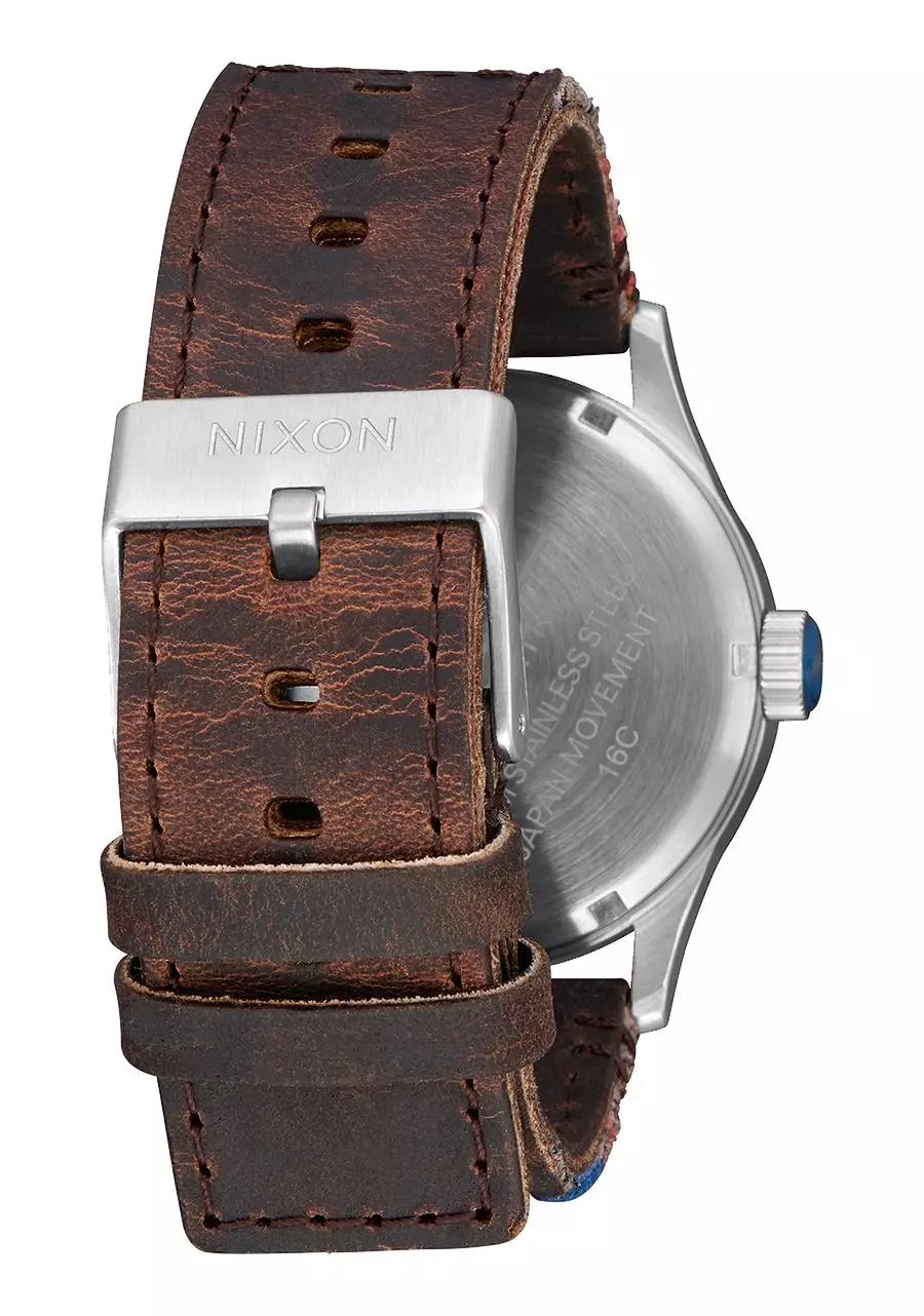 Nixon Sentry Leather Washed Americana