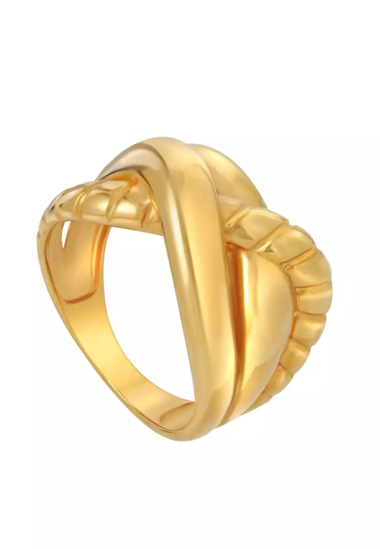 Pure gold ring design without stone shop
