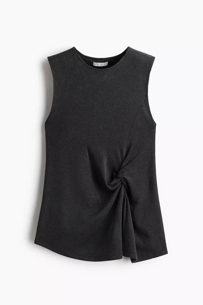 Twist-detail vest top