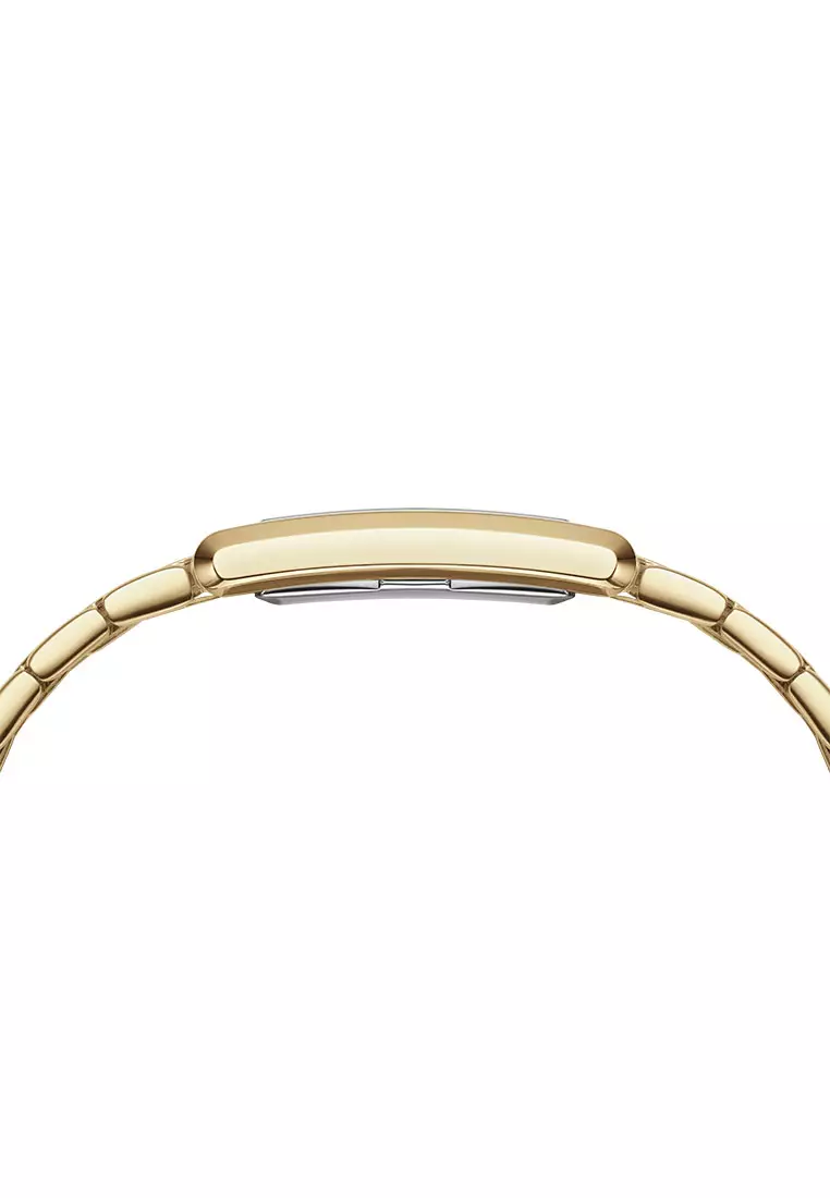 Bound 32x22mm 9-link Gold - WhiteDial - Fashion Watch for women - Stainless Steel Strap Watch - Female Watch - DW Official - Authentic Jam Tangan perempuan