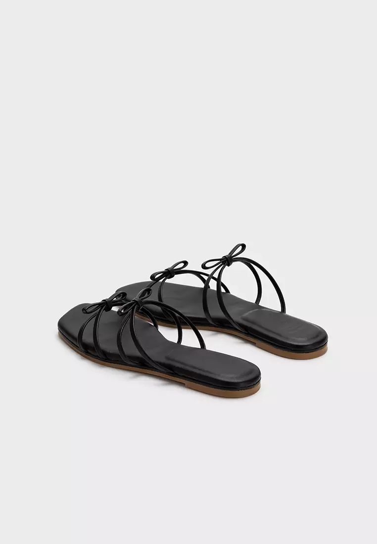 CLOUDFOAM FLAT SLIDES WITH BOW