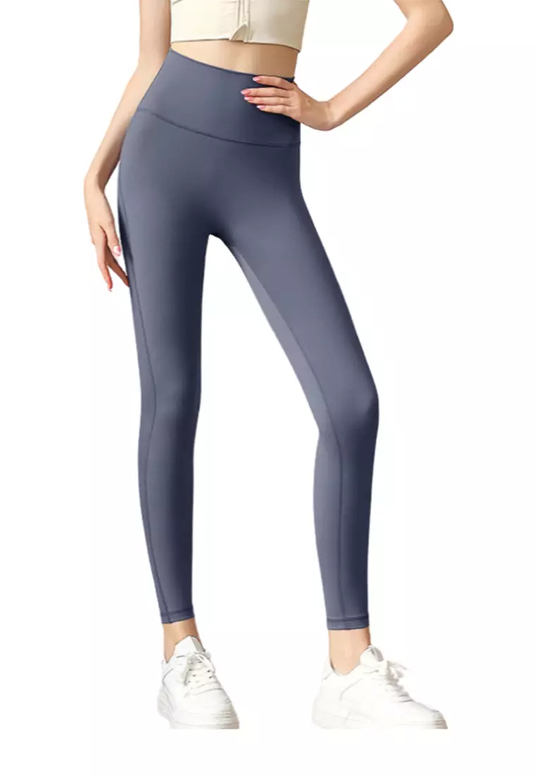 Buy HAPPY FRIDAYS Sports Tight Yoga Pants BK-KZ220711 in Whaleblue 2024  Online