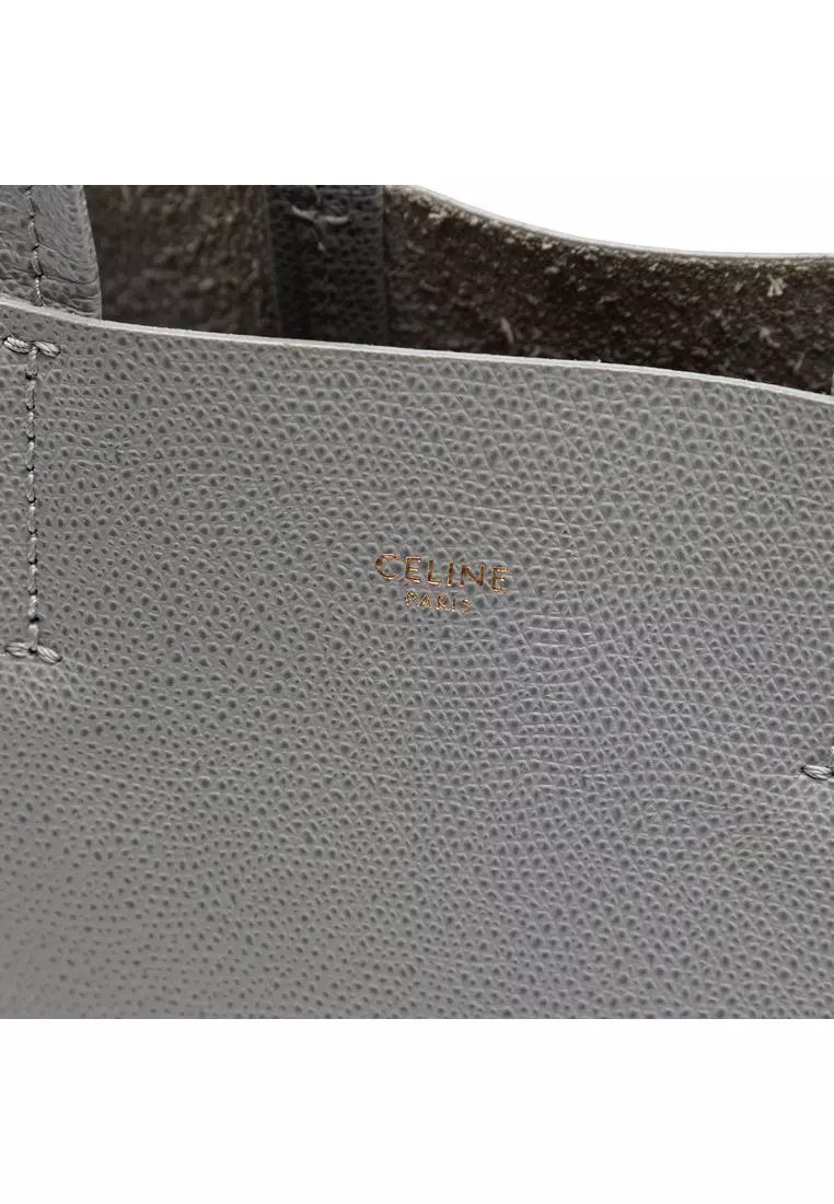 Pre-Loved Celine Small Grained Calfskin Vertical Cabas Tote