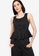 ZALORA WORK black Square Neck Peplum Top B9C90AA5F70B72GS_3